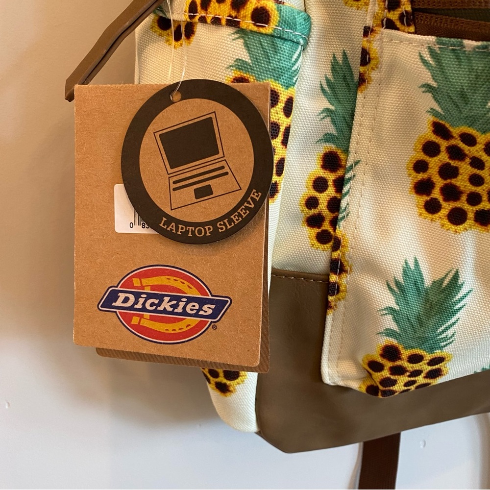 DICKIES Sunflower Pineapple Canvas Colton Backpack - Picture 4 of 7